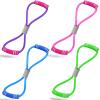 NPQPNAFC Chest Exerciser Eight-Character Breast Enlargement and Plastic Chest Device, Yoga Rally with Elastic Rope Fitness Equipment Workout Equipments Stretchers (Color : C) view 2