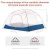 Naturehike Camping Tent, 2/3 Person Double Layer, Instant Easy Setup, Waterproof PU2000mm, 54 MPH Wind Resistance, UPF 50+, Outdoor Tent for Camping, Festivals, Backyard, Sleepovers view 4