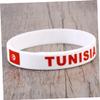 Anneome National Flag Wristband Set 6 Pcs Silicone Bracelet for Fashion Sports view 3