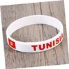 Anneome National Flag Wristband Set 6 Pcs Silicone Bracelet for Fashion Sports view 4