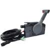 Left Hand For YAMAHA 703 Remote control box Side Mount 10pin 703-48205-16 Outboard Engine with 16.5FT Harness Push to Open view 2