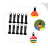 Anneome 10pcs Plastic Soccer Disc Cone Holders Lightweight and Training Stands for Football Drills Easy to Carry and Practical Sign Holders for Sports Activities view 3