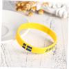 Anneome Unisex Sweden Flag Silicone Wristband 6 Pcs Country Wrist Bands Soft Sturdy view 2