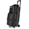 LARIPOP 3 Ball Bowling Bags with Wheels,Rolling Bowling Ball Bag for 3 Balls & Accessories -Retractable Handle Extends to 38" view 1