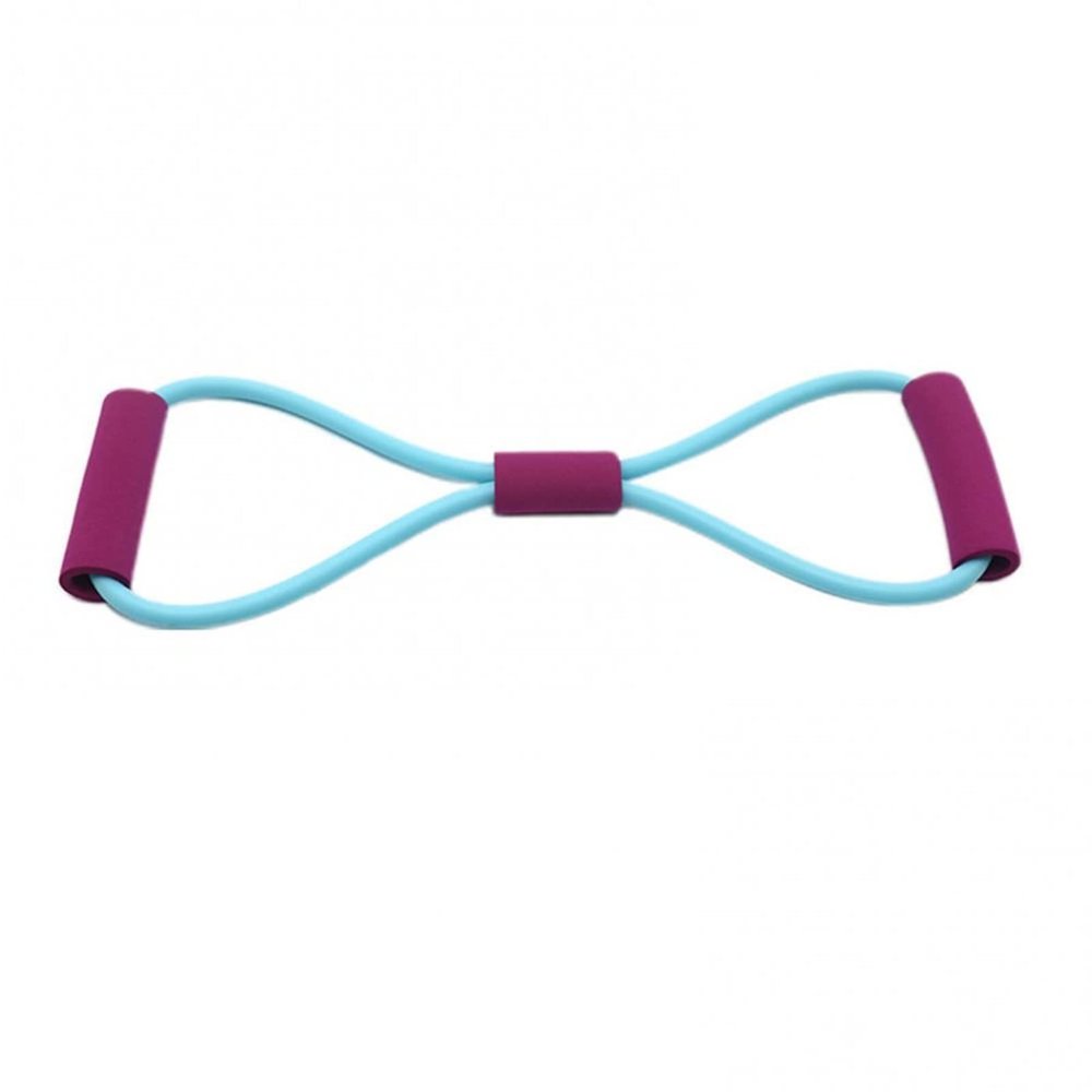 NPQPNAFC Chest Exerciser Fitness Resistance Bands 8 Word Tension Back Stretch Belt Home Training Device Elastic Elastic Rope Exercise Resistance Bands Stretchers