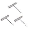 Tofficu 3pcs Tennis Badminton Stringing Machine Racket Stringing Tool String Puller Hook Simple Operation view 1