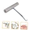 Tofficu 3pcs Tennis Badminton Stringing Machine Racket Stringing Tool String Puller Hook Simple Operation view 3
