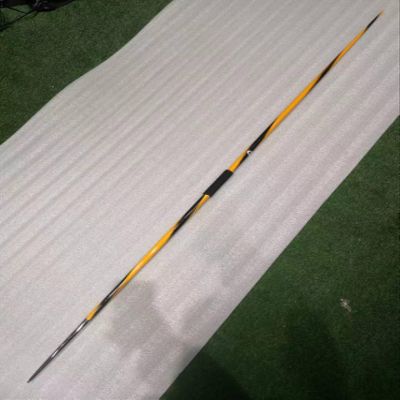 Competition Javelin 600Grams Black with Yellow Spiral Design Javelins 600g for Competition and Training (Rated 60M)