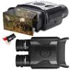 CNHRFGVD Digital Infrared Night Vision Binoculars 5X8 Zoom 1640 ft Viewing Range IR Camera with 3.5" LCD Screen Take High-Definition Photos Videos Features for Hunting Surveillance with 32GB TF Card view 1