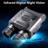 CNHRFGVD Digital Infrared Night Vision Binoculars 5X8 Zoom 1640 ft Viewing Range IR Camera with 3.5" LCD Screen Take High-Definition Photos Videos Features for Hunting Surveillance with 32GB TF Card view 2