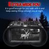 CNHRFGVD Head-Mounted Night Vision Goggles for Adults 8X Digital Zoom HD Infrared Binocular for Viewing 1312ft/400M with Recording o/Video in 100% Darkness with 32GB SD Card for Fast MICH Helmet view 4