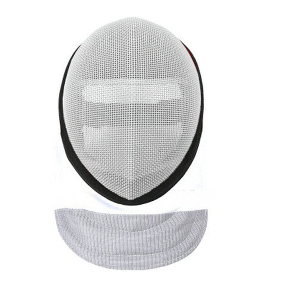 KJHY Fencing Helmet Fencing Hat Fencing Training Equipment for Male and Female Fencers (Thickness : White(Fixed Lining), Size : Large)