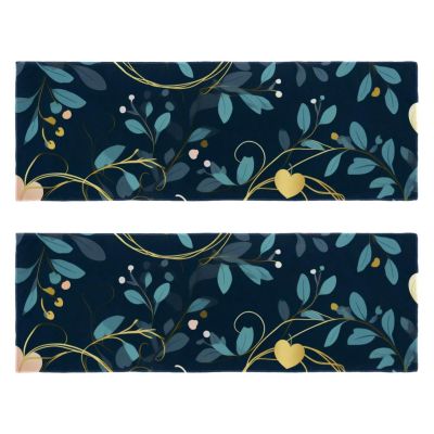 YTYVAGT Bathroom Hand Towels,Workout Towels for Gym Sweat,Yoga Mat Towel,Wedding Light Leaves Rings,2-Pc