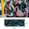 YTYVAGT Bathroom Hand Towels,Workout Towels for Gym Sweat,Yoga Mat Towel,Wedding Light Leaves Rings,2-Pc view 4