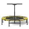 CLORIS 48in Folding Trampoline - Max Load 450lbs Rebounder Fitness Trampoline with Adjustable Foam Handle, with safty Padded Cover Best Gift (48'' Yellow) view 1