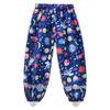 Boys Rain Pants Lightweight Kindergarten Baby Waterproof Pants Students Rain Trousers Dirty Proof Navy Blue Space 10-12Years view 1