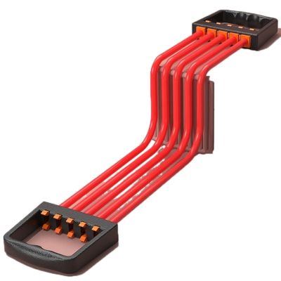 NPQPNAFC Chest Exerciser Universal Chest Expander for Men and Women Shoulder Stretching Rope Fitness Equipment Home Arm Strength Training Spring Muscle Stretchers (Color : Red)