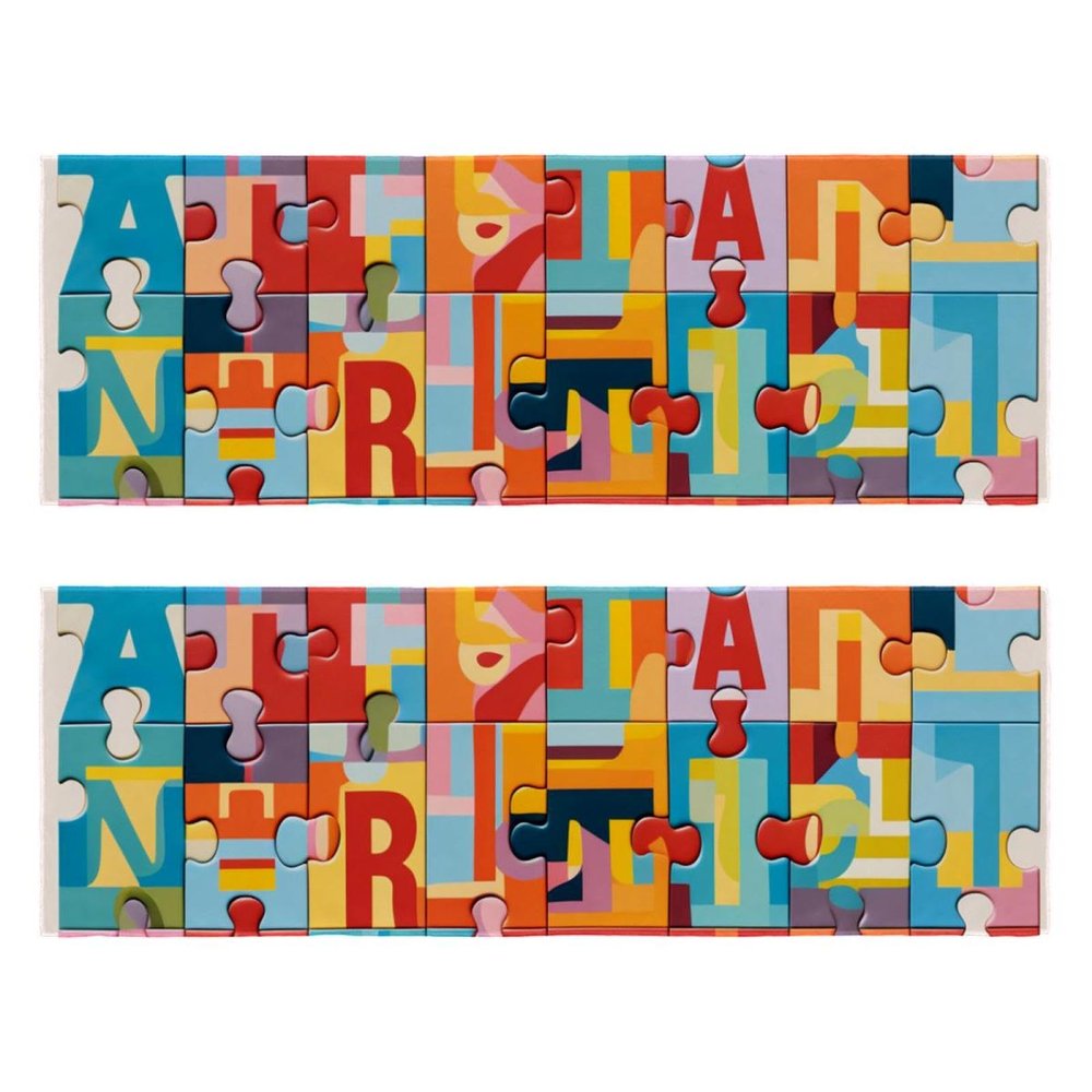 YTYVAGT Yoga Towel,Hand Towels,Microfiber Sweat Towel for Gym,Alphabet Number Puzzle Pattern,2-Pc