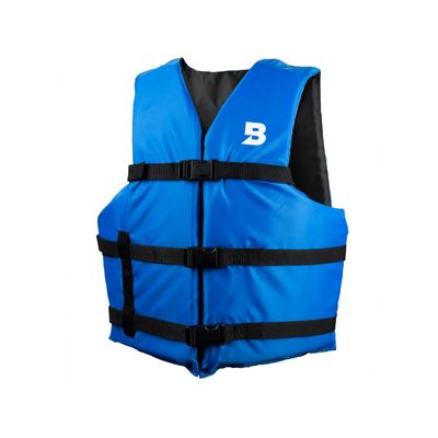 BLUESTORM Universal General Boating Life Jacket for Adults | US Coast Guard (USCG) Approved Type 3 Universal Foam Life Vest Preserver (PFD) (Cobalt Blue, Adult Universal)