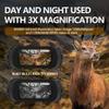 CNHRFGVD Digital Infrared Night Vision Binoculars 4X3 Zoom 984 ft Viewing Range IR Camera with 2.3" LCD Screen Take High-Definition Photos Videos Features for Hunting Surveillance with 32GB TF Card view 4