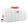 WAZHOU Water Tank with Faucet,25L/50L/100L/150L/200L/300L Water Tank Storage Container,White Food-Grade Plastic Water Storage Bucket for Irrigation,Outdoor Emergency Water Barrel(50L) view 1