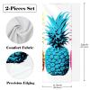 YTYVAGT Bathroom Hand Towels,Workout Towels for Gym Sweat,Yoga Mat Towel,Color Fruit Pineapple,2-Pc view 3