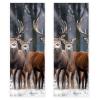 YTYVAGT Hand Towels for Bathroom,Gym Towels for Working Out,Sports Towel,Flower Deer Snow Tree,2-Pc view 1