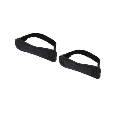 FOMIYES 2pcs Patella Knee Protector Braces Support Straps for Sports Reducing Pain Preventing Injuries for Running Basketball Football and More Black