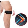 FOMIYES 2pcs Patella Knee Protector Braces Support Straps for Sports Reducing Pain Preventing Injuries for Running Basketball Football and More Black view 2