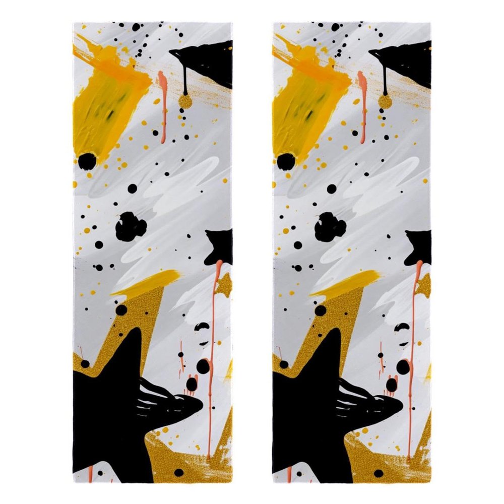 YTYVAGT Bathroom Hand Towels,Workout Towels for Gym Sweat,Yoga Mat Towel,Colorful Sky Floral,2-Pc