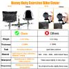 Stationary Bike Cover Waterproof OutdoorUpright Exercise Bike Cover with Air Vent,Waterproof Strip,4 Windproof Buckles,All Weather Large Cover for Peloton Bike,Suitable for Peloton Bike+ and Schwinn view 2