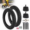 WEIYINGSI 14X2.125 Bike Tires and 14X1.75/2.125 Bike Tire Tubes with Straight Valve Stem Compatible with Electric Bike, Electric Scooters, Kids Bike Using 14-inch Tires 2 Pack view 1