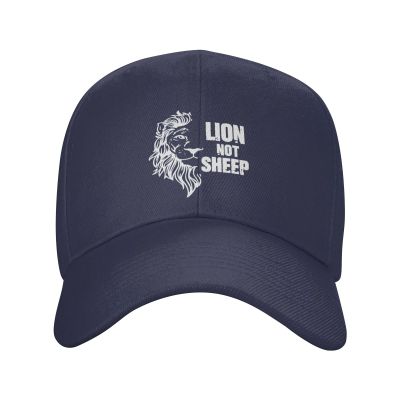 Lion Not Sheep Hat Golf Dad Hat Outdoor Baseball Truck Cap Men Women