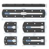 3003 8" 2 Pack Kayak Track Textured Grip Surface Multi-Size Kayak Low Profile Track Kayak Gear Track Mount Accessories Easy Installation Kayak Rail Track for Holding Fishing Rod Cup Holder Paddle view 4