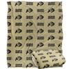 University of Colorado Buffaloes Blanket, 50"x60" Logo Pattern, Silky Touch Super Soft Throw view 1