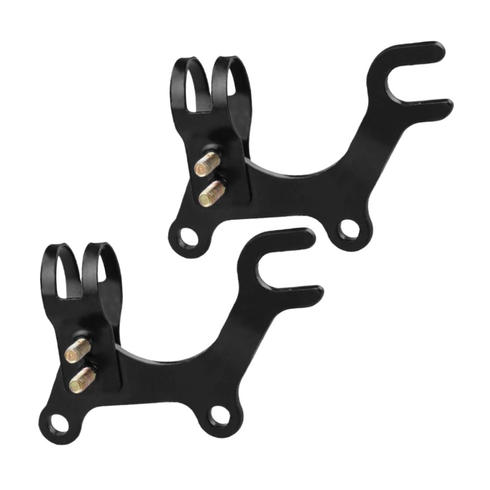 Anneome 2pcs Adjustable Disc Brake Adapter Bracket for Bracket for Converting Standard to Disc Brake Systems