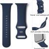 Amzhero Fitness Tracker band 16MM for D26Soft Silicone Replacement Sport Accessory Strap Wristband blue view 3