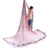 Fishing Nets Tire Lines Handmade Throw Net Saltwater Ideal Fishing Choice 4FT to 12FT(Radius) Casting Net 1/2 Inch(Mesh) (12FT/3.6m Radius) view 1