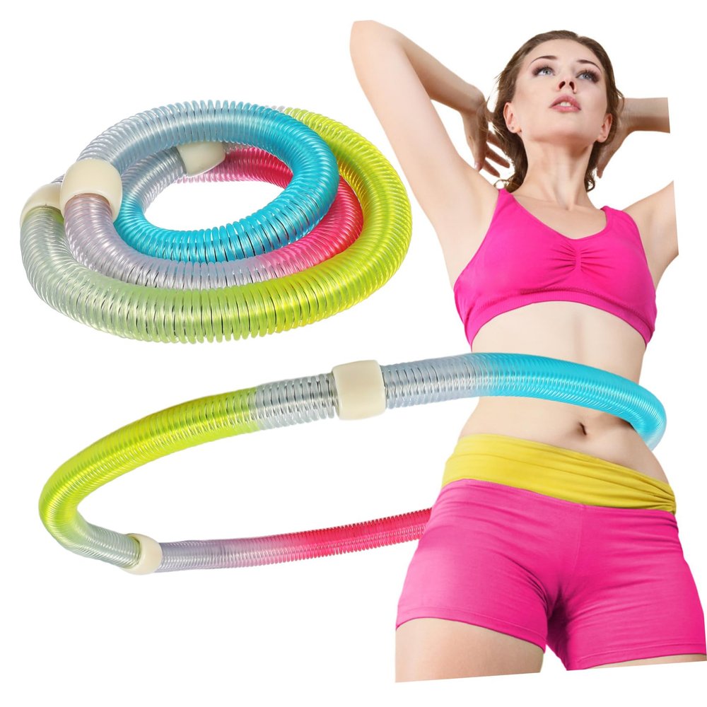 Yardwe Korean-Style Gradient Spring Belly Hoop for Women Portable Detachable Fitness Equipment for Waist Abdominal Massage for