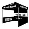 LANTENTSUN 10x10FT Custom Canopy Tent for Outdoor Business Event Pop Up Food Booth Tent with Logo Text Photo Color view 2