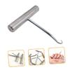 Tofficu 5pcs Badminton Racket Stringing Machine Kit String Puller Stringing Machine Hook for Efficient Process view 3