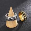 WCB1FPu Men's Rings Europe and America Personality Hip Hop Skull Stainless Steel Unisex Rings (A 9#) view 2