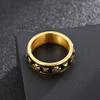 WCB1FPu Men's Rings Europe and America Personality Hip Hop Skull Stainless Steel Unisex Rings (A 9#) view 3