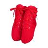Egmy Women Men Canvas Casual Shoes House Shoes Jazz Boots Dance Shoes Soft Soled Exercise Shoes Womens (Red, 8.5) view 1