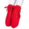 Egmy Women Men Canvas Casual Shoes House Shoes Jazz Boots Dance Shoes Soft Soled Exercise Shoes Womens (Red, 8.5) view 4