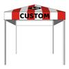 LANTENTSUN 10x10FT Custom Canopy Tent for Outdoor Business Event Pop Up Food Booth Tent with Logo Text Photo Color view 2