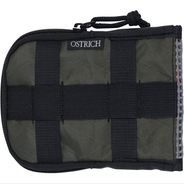 Ostrich Sound Pouch Included: 2 x Fastening Belts X Olive Size: 0.8 x 3.7 x 7.1 inches (20 x 95 x 180 mm)