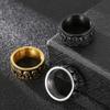WCB1FPu Men's Ring Hip Hop Personality Domineering Skull Men's Stainless Steel Ring Unisex Ring (A 8#) view 3