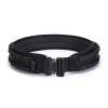 ULIONTAC 3 Layer Tactical Belt 1.75 inch - Quick Release Padded Molle System for Men 1000D Nylon Webbing Alloy Buckle Utility (BK,L) view 1