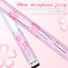 CUEELF Pink Pool Cue Stick 58inches Canadian Maple Billiard Cue Sticks Professional Pool Stick Gifts for Women and Ladies (Pink Flower, 19.5 oz) view 2